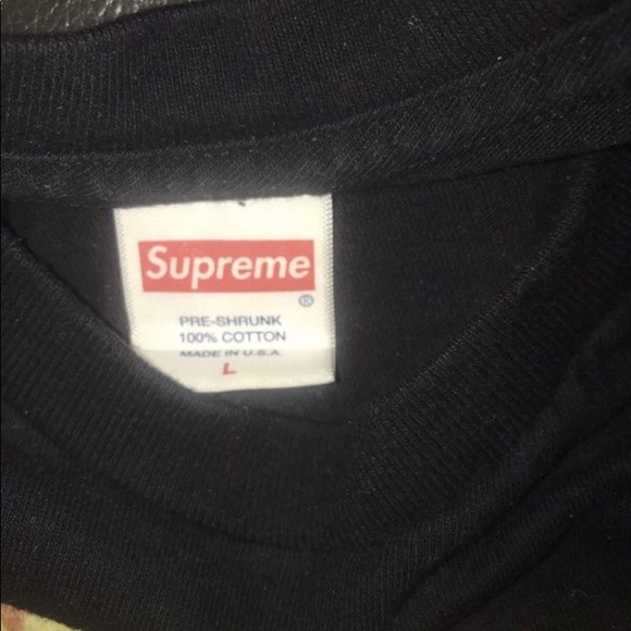Supreme Dash Snow Tee Black